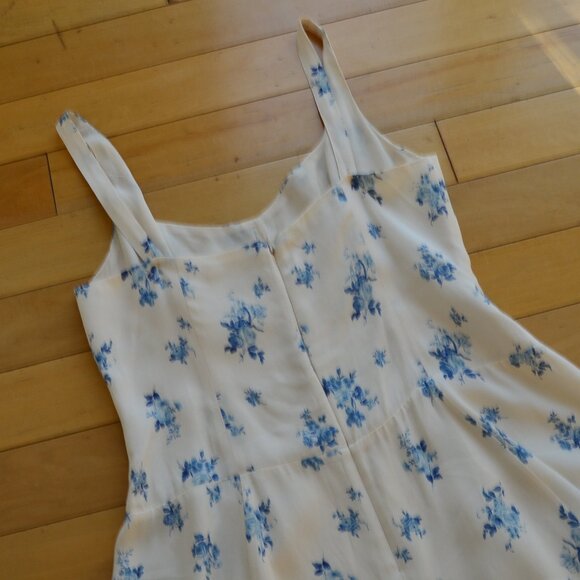 Reformation Valencio Dress Ivory Size 8 - Picture 14 of 15